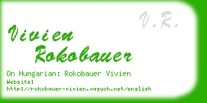 vivien rokobauer business card